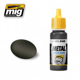 AMMO MIG – acrylic paint, 17ml. – AMIG0045 GUN METAL