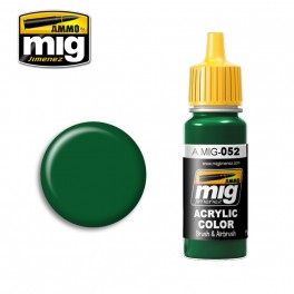 AMMO MIG – acrylic paint, 17ml. – AMIG0052 DEEP GREEN