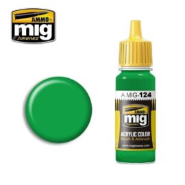 AMIG 124 Lime Green – acrylic paint, 17ml.